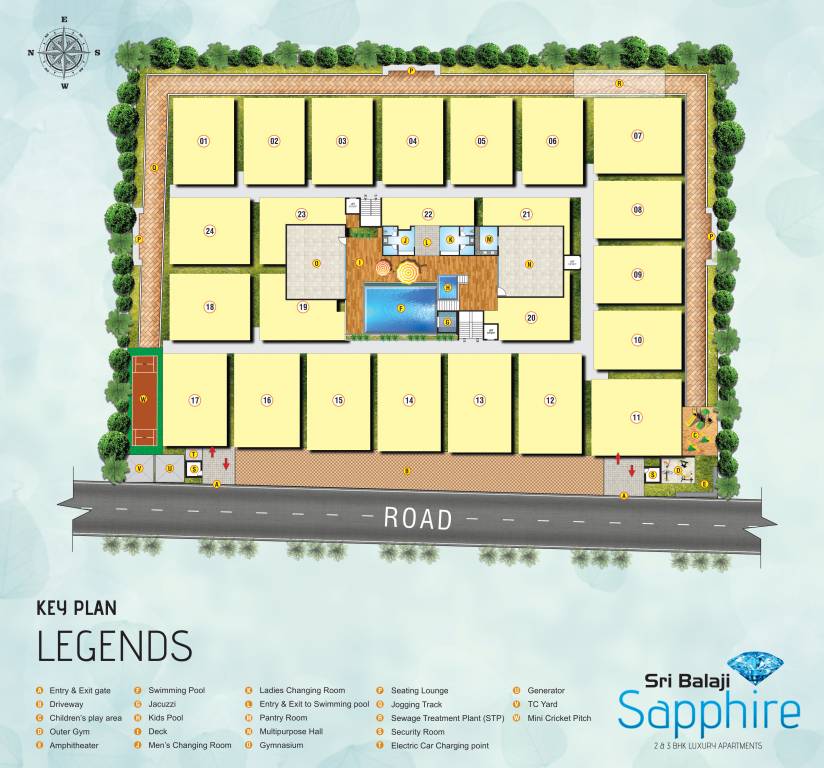  sapphire Layout Plan