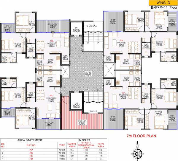 A Wing Cluster Plan pacific A Wing Cluster Plan