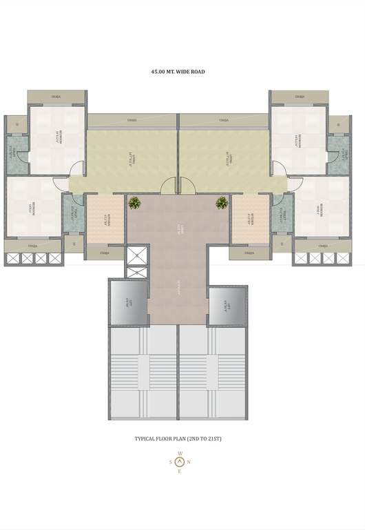  satyam seven skies Satyam Seven Skies Cluster Plan