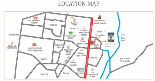  satyam-seven-skies Location Plan