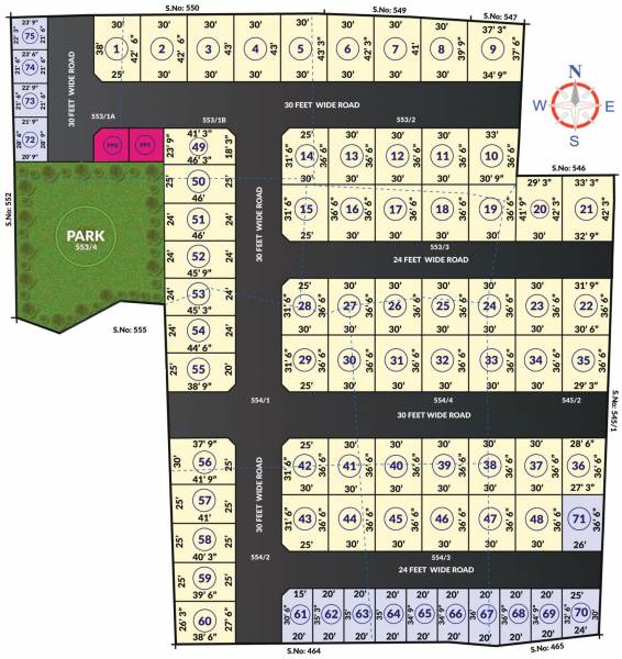  avenue-phase-i Layout Plan