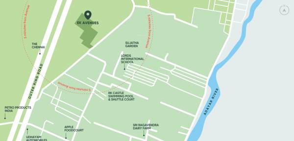  avenues Location Plan