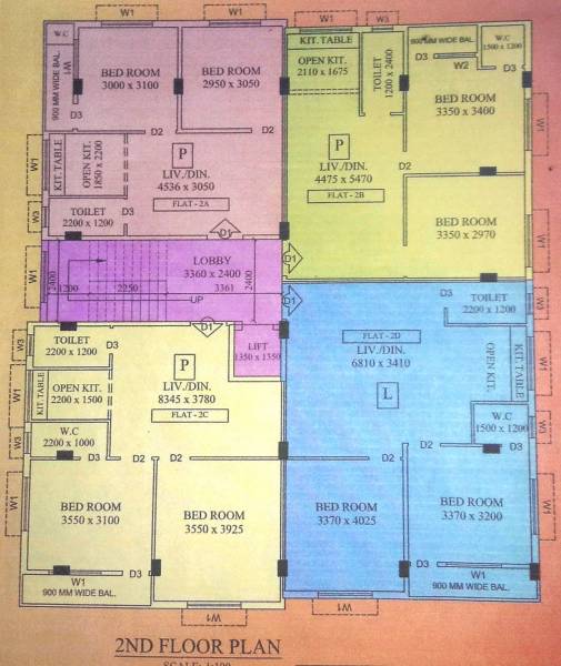  kunja Shree Kunja Cluster Plan for 2nd Floor