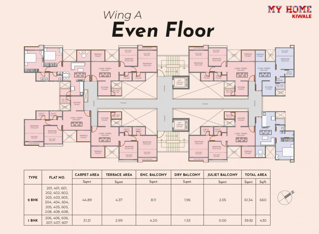  my home kiwale Wing A Cluster Plan