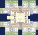 Tower 11 Cluster Plan  happy-homes-exclusive-phase-2 Tower 11 Cluster Plan