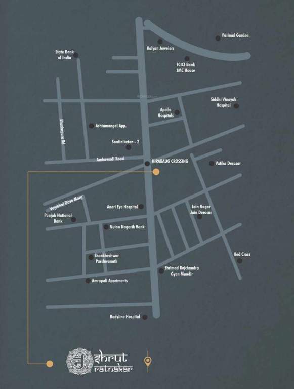  shrut ratnakar Location Plan