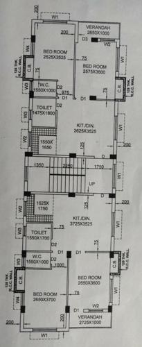  aryan-apartment Aryan Apartment Cluster Plan from 1st to 3rd Floor