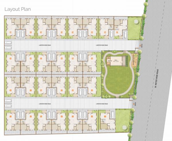  siddheswari-bungalows Layout Plan
