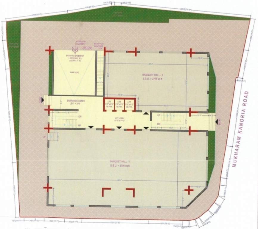  gulmohar heights Gulmohar Heights Cluster Plan for ground Floor