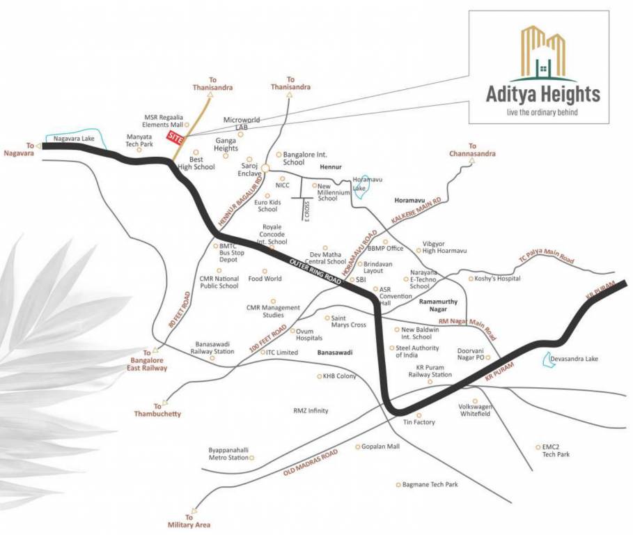  aditya heights Location Plan