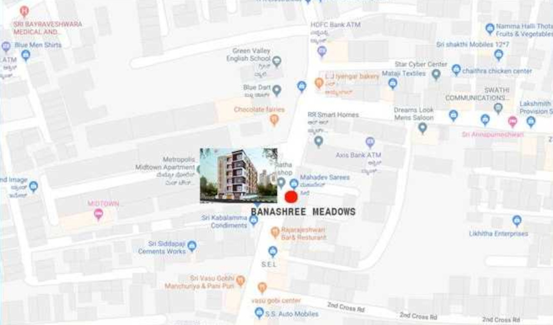  banashree meadows Location Plan