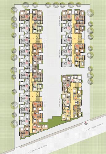  paarijat-vishwas A Cluster Plan from 1st to 7th Floor