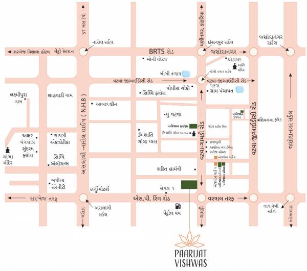  paarijat-vishwas Location Plan