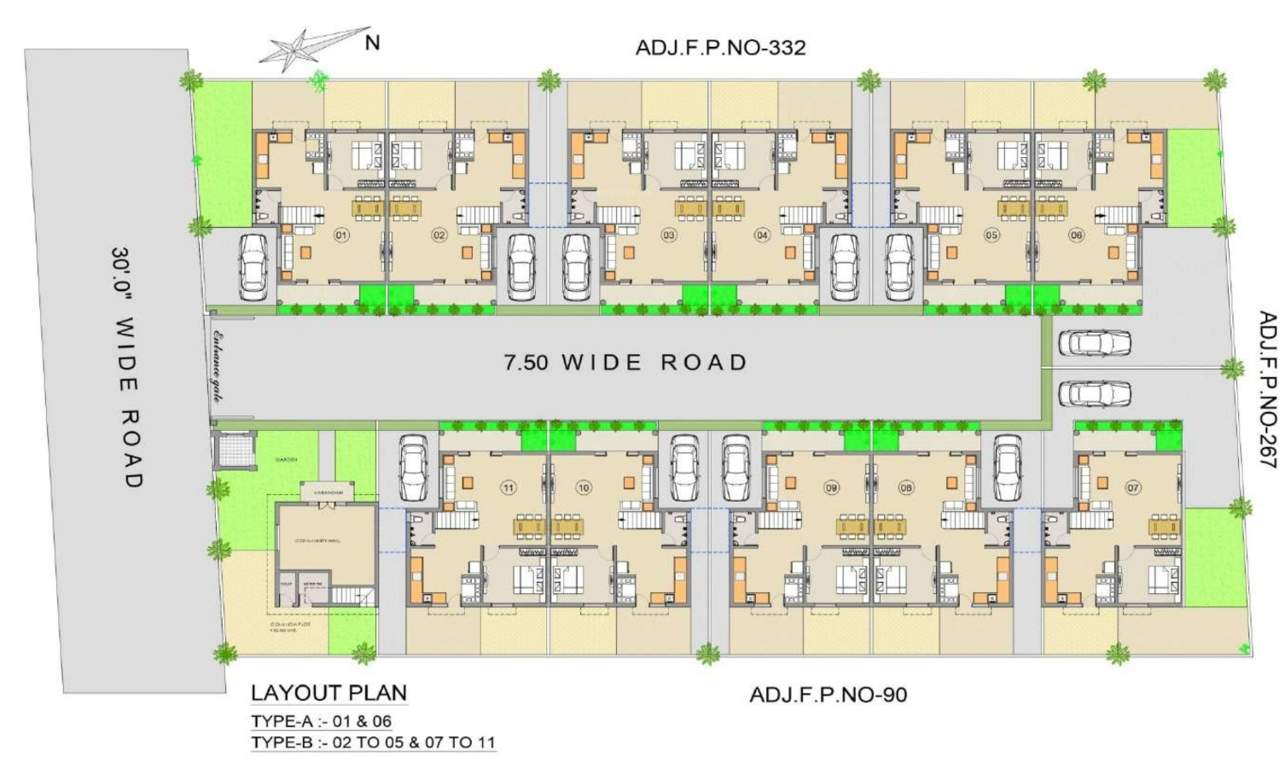  vraj villa  Layout Plan