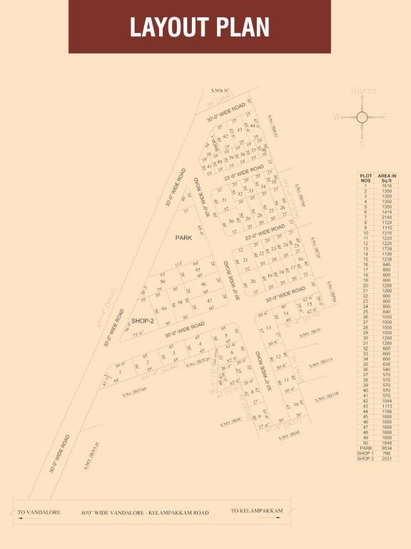  munu adhi nagar Layout Plan