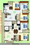  adithya-melody Adithya Melody Cluster Plan from 1st to 5th Floor