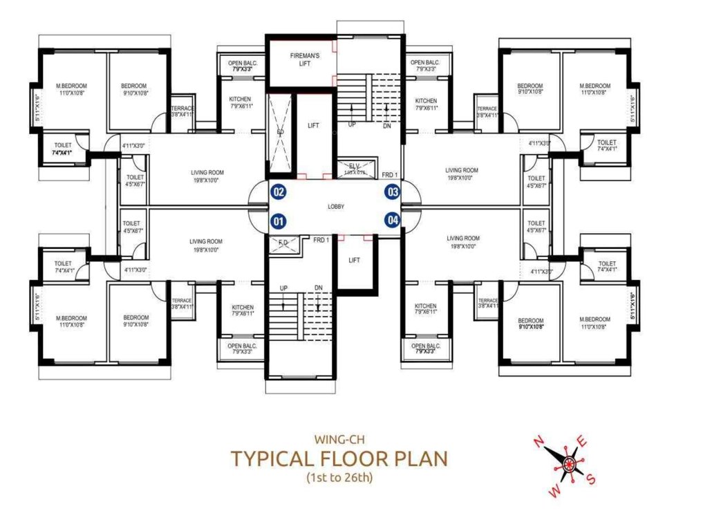  rainbow county the defence enclave phase 1 Wing A Cluster Plan