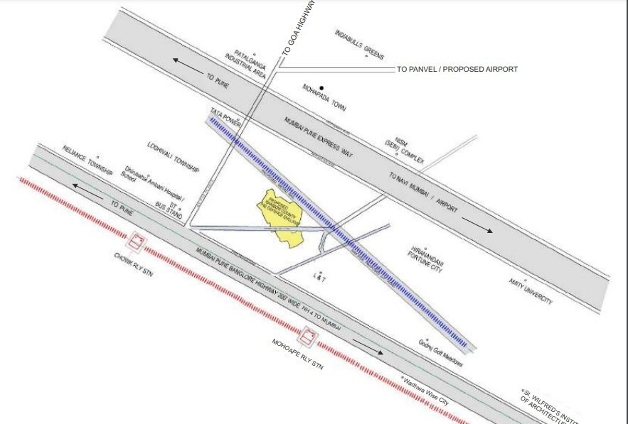  rainbow county the defence enclave phase 1 Location Plan