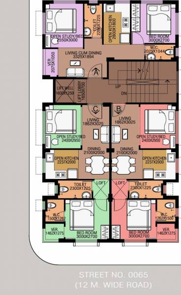  chayanika-chs Chayanika CHS Cluster Plan From 1st To 4th Floor