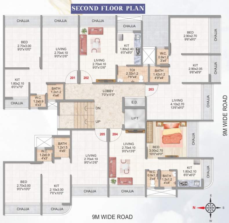  allyd pearl Allyd Pearl Cluster Plan for 2nd Floor