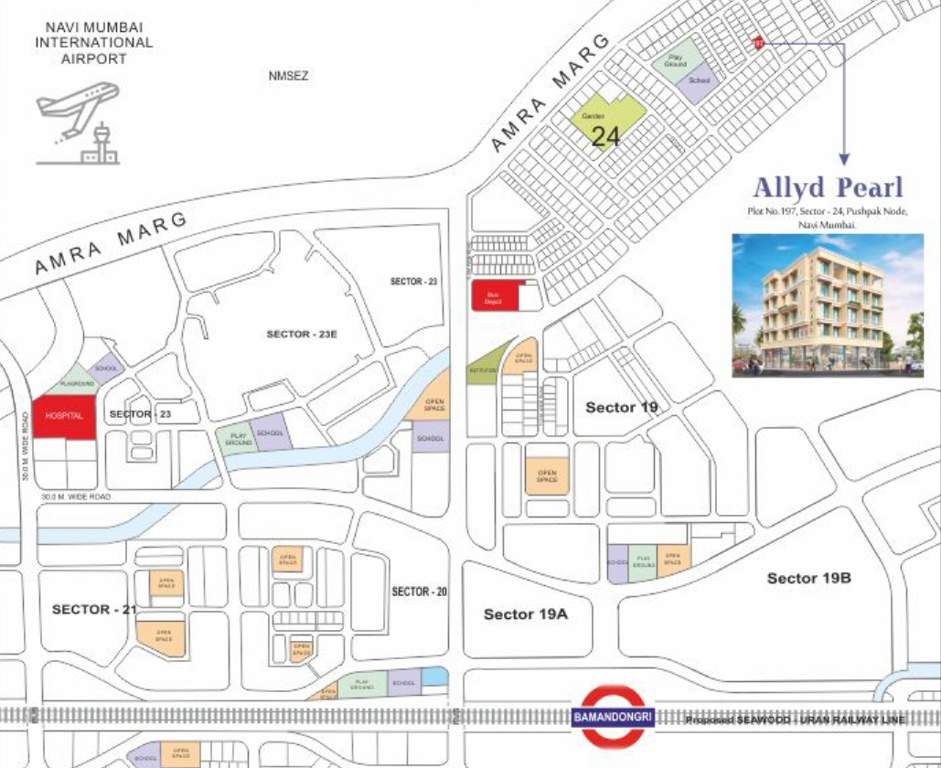  allyd pearl Location Plan