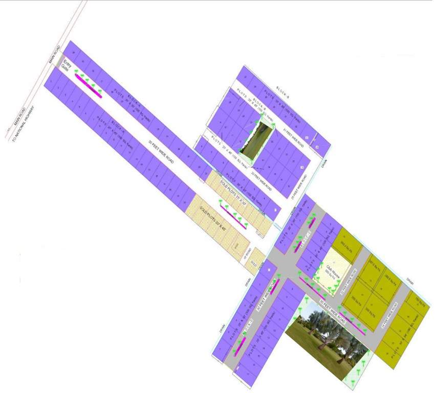  vibes residency Layout Plan