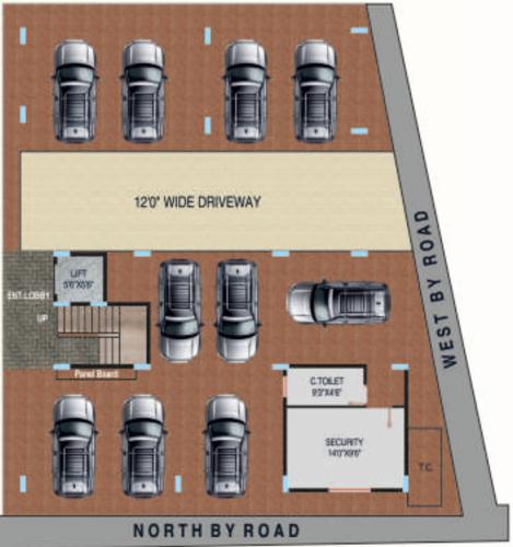  golden-nest SLV Golden Nest Stilt Cluster Plan