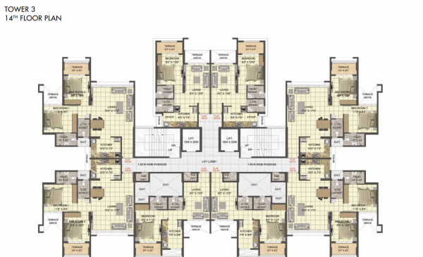  oxyfresh-homes Tower 3 Cluster Plan