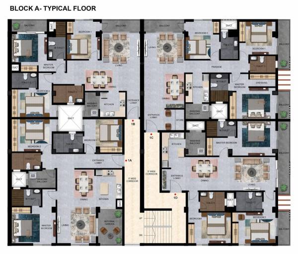 Block A Cluster Plan cliffton-valley Block A Cluster Plan