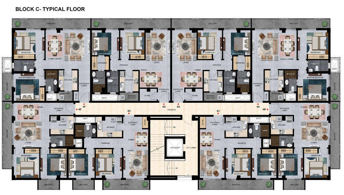 cliffton valley Block C Cluster Plan