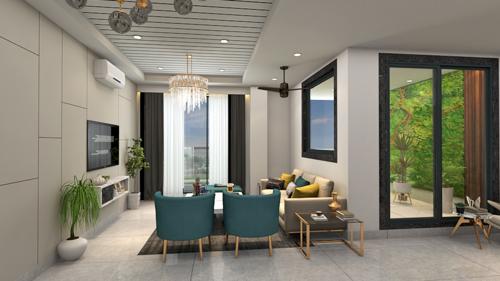 Living Area cliffton-valley-shimla Living Area