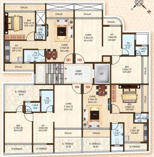  rose Rose Cluster Plan