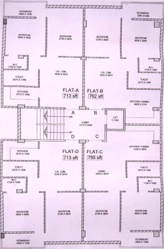  swati-tower Swati Tower Cluster Plan from 1st to 4th Floor