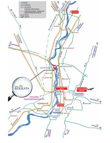  new-kolkata-sangam Location Plan