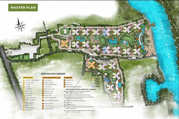  new-kolkata-sangam Master Plan