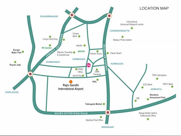  luxury-park-phase-1 Location Plan