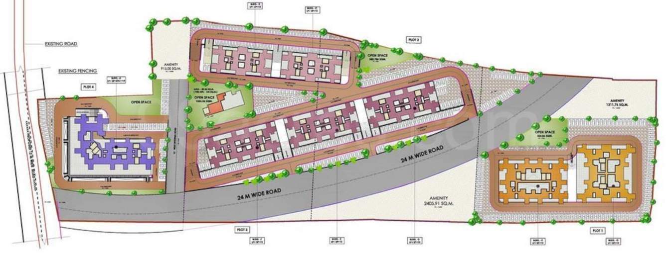  38 park majestique phase iv Layout Plan