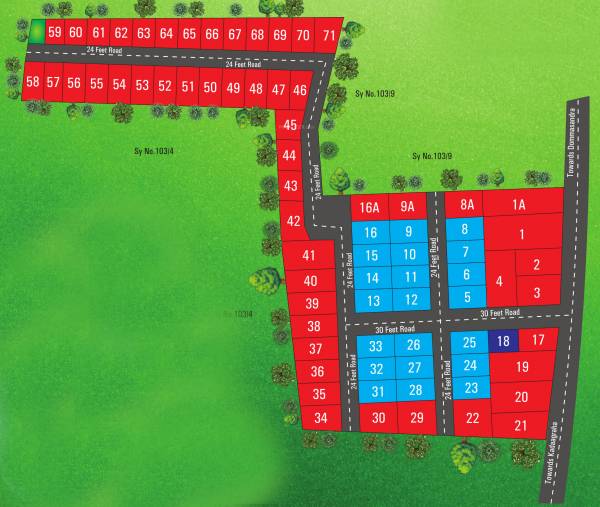  palm-springs Layout Plan