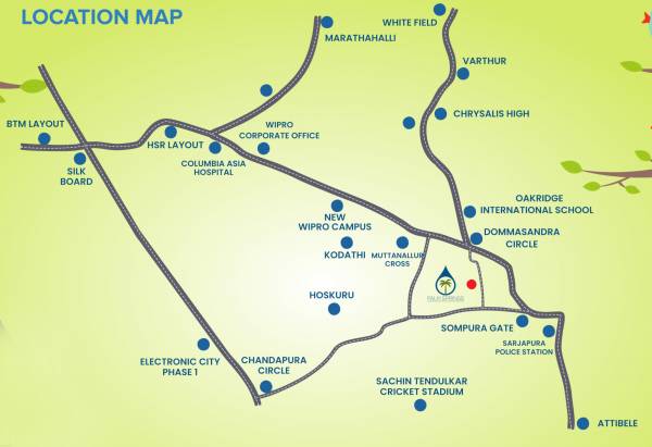  palm-springs Location Plan