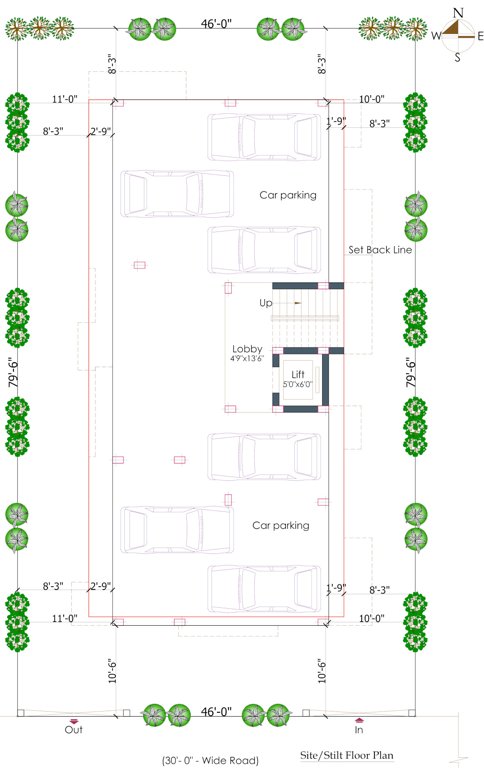  esha Pushkar Esha Cluster Plan for ground Floor