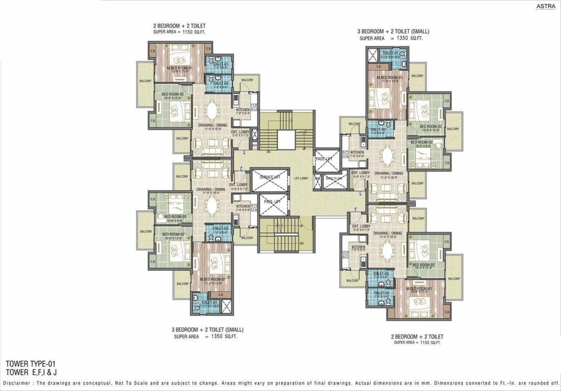  astra Tower A Cluster Plan