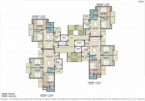 Tower A Cluster Plan astra Tower A Cluster Plan