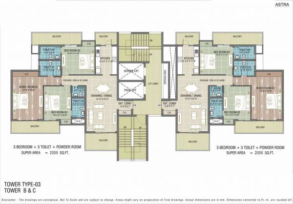 Tower A Cluster Plan astra Tower A Cluster Plan