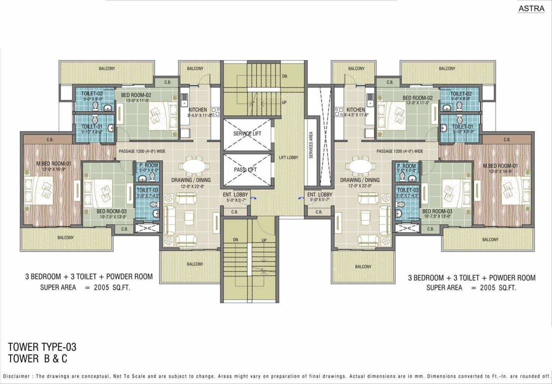  astra Tower A Cluster Plan