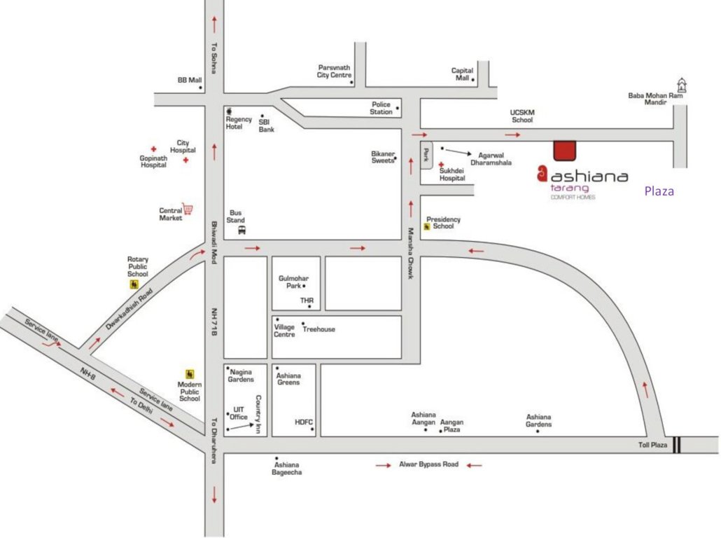 tarang phase iii Location Plan