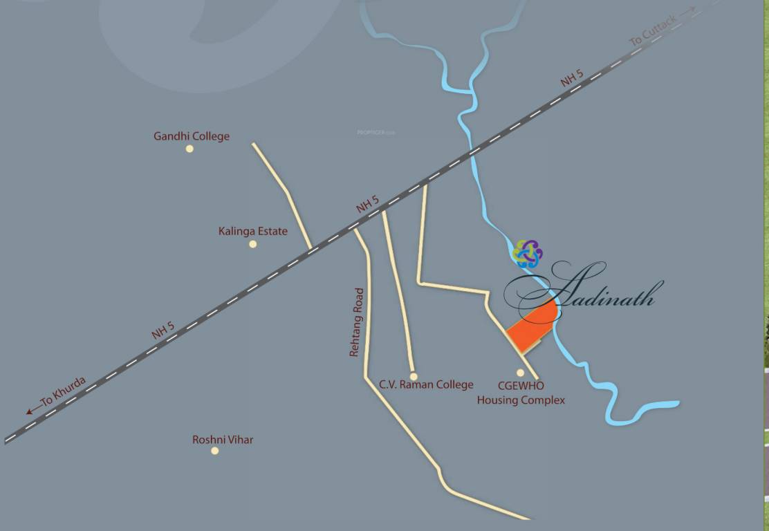 aadinath Location Plan