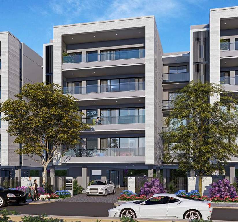 independent floors at dlf city phase iii Elevation