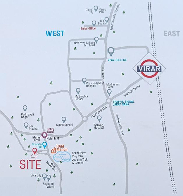  shree samarth krupa apartment Location Plan