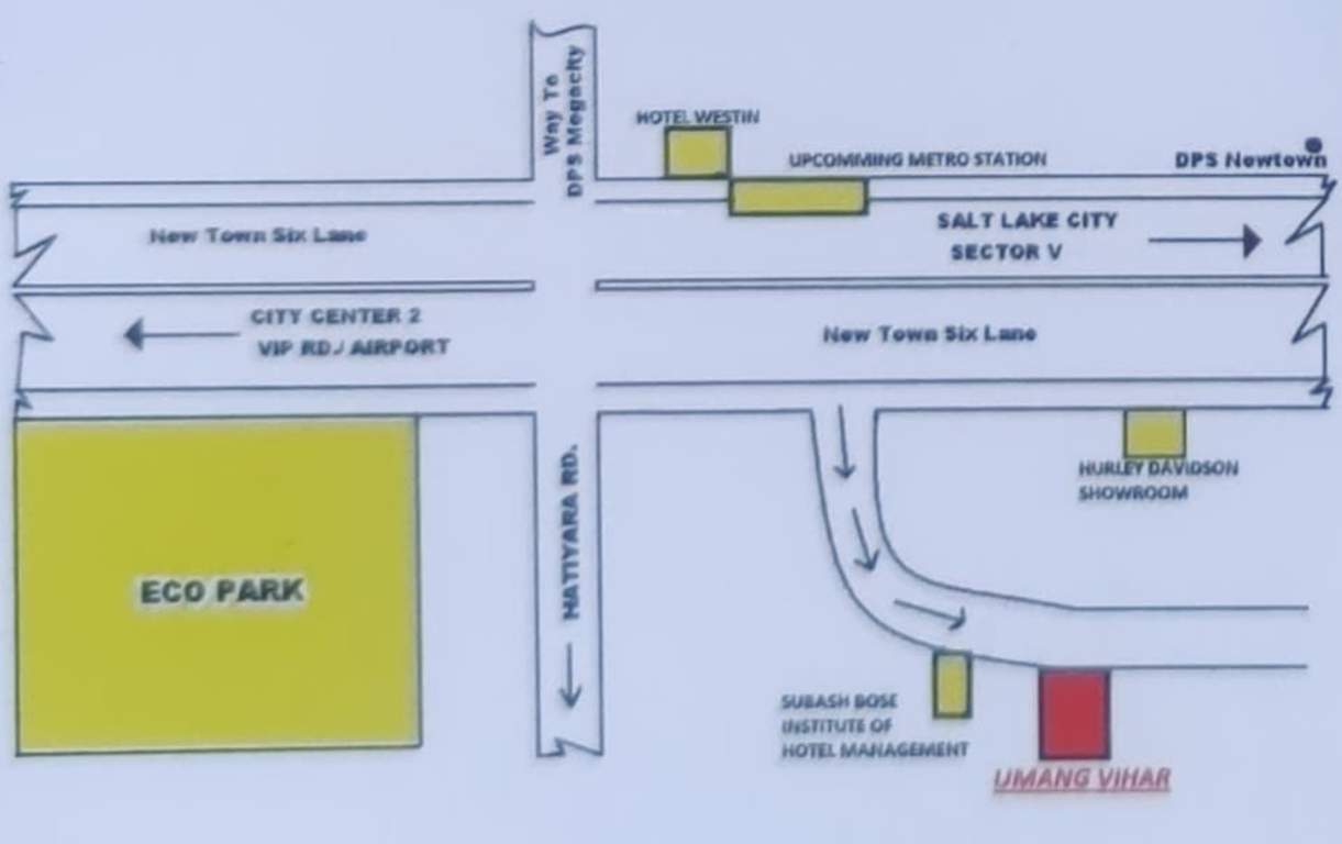  umang vihar Location Plan