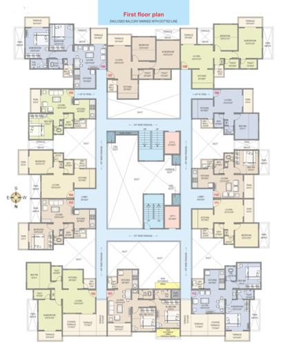  rkl-anand-ph1 RKL Anand PH1 Cluster Plan for 1st Floor